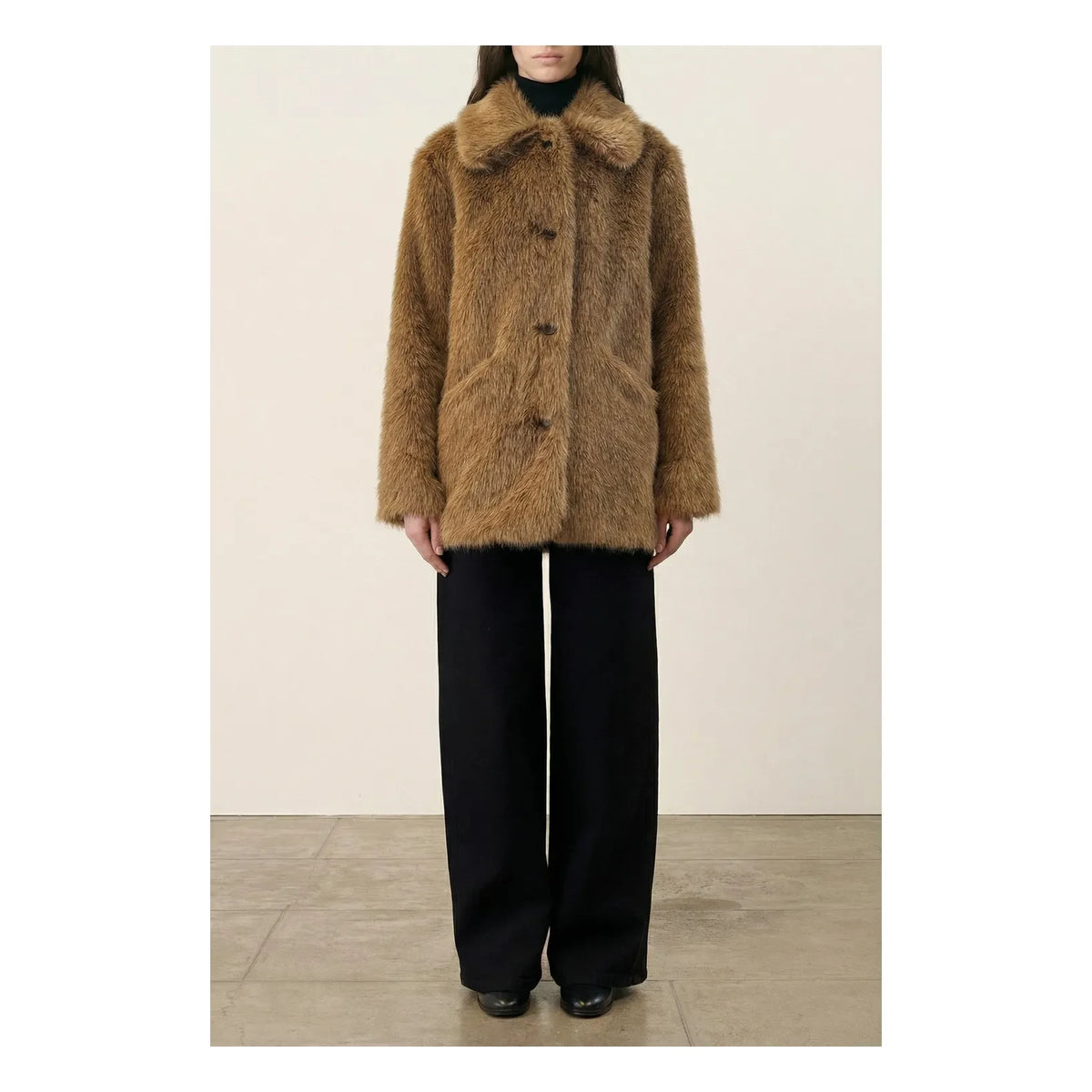 Vanessa Bruno - Fileas Fur Jacket | Beige
