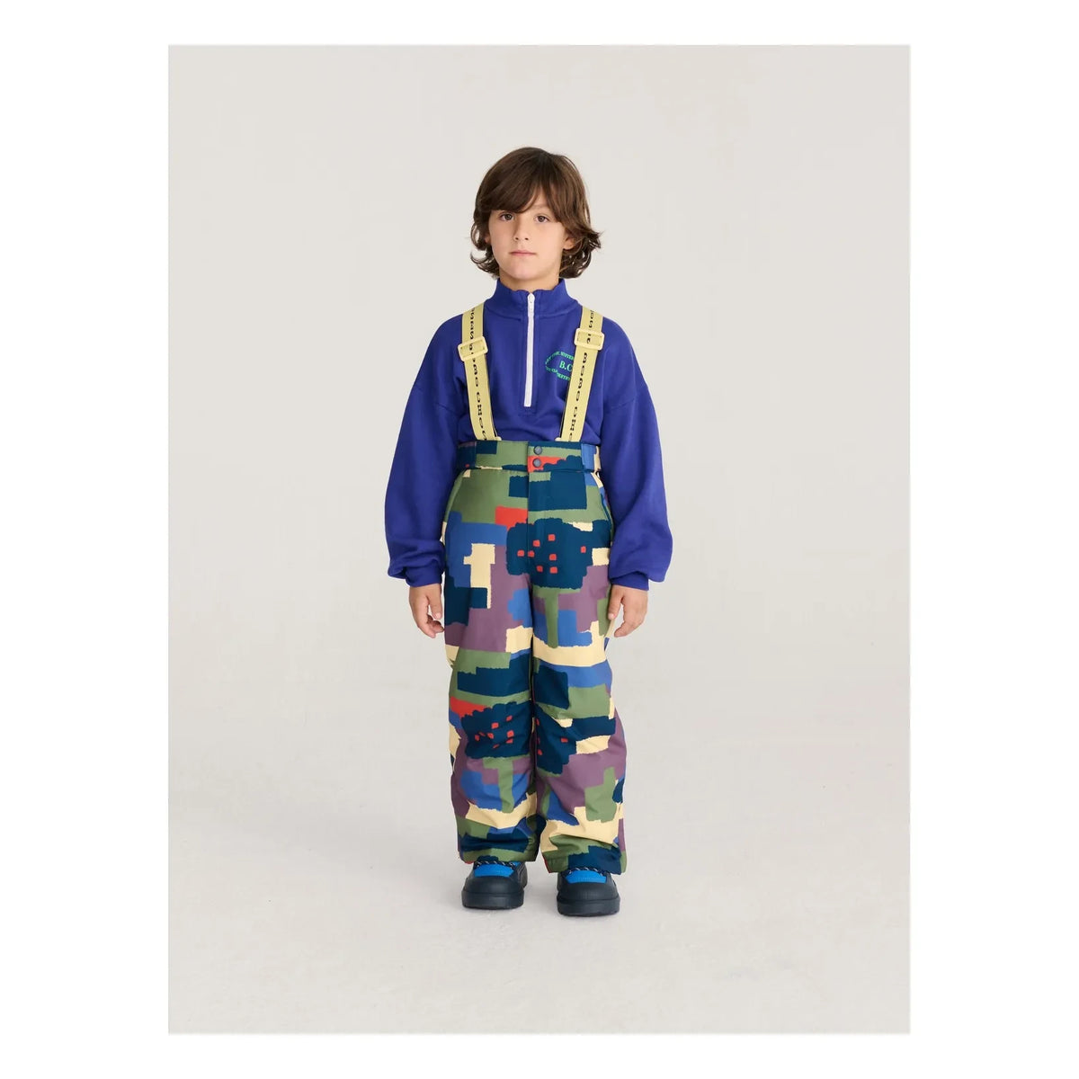 Bobo Choses - Camouflage Recycled Fiber Ski Pants | Khaki