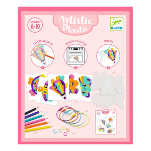 Djeco - Shrink Plastic Art - Kawaii Keyrings