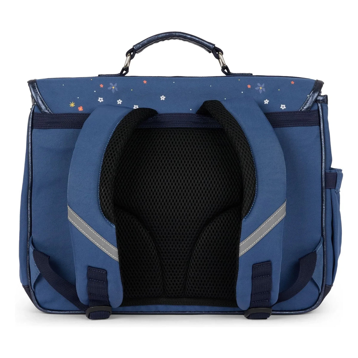 Caramel & Cie - Stella Ruffled Handbag | Navy Blue