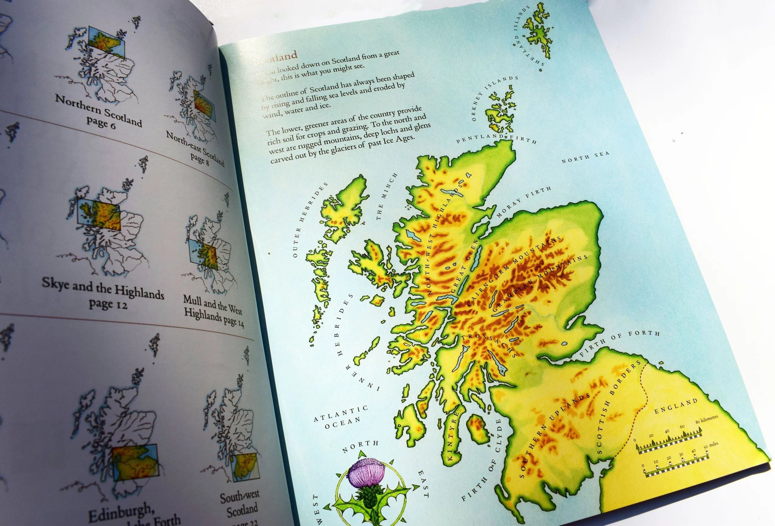Birlinn - Sticker Atlas Of Scotland-Dinossi
