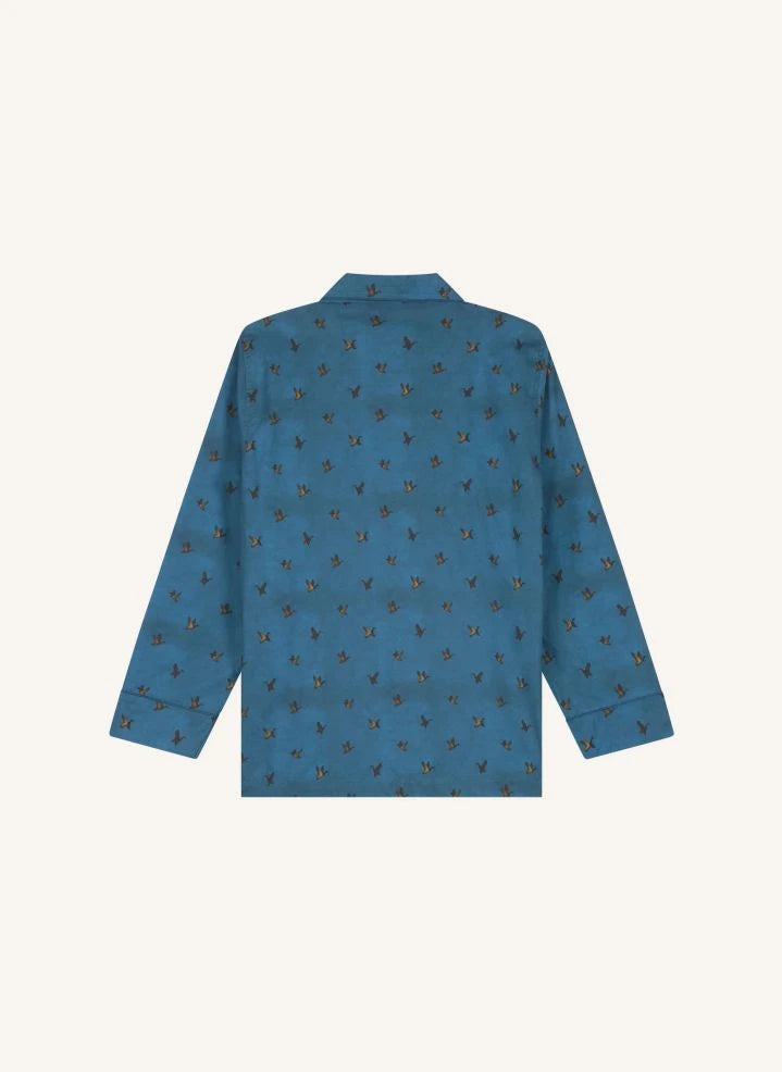 Pockies - Duck Pajama Shirt | Peacock Blue