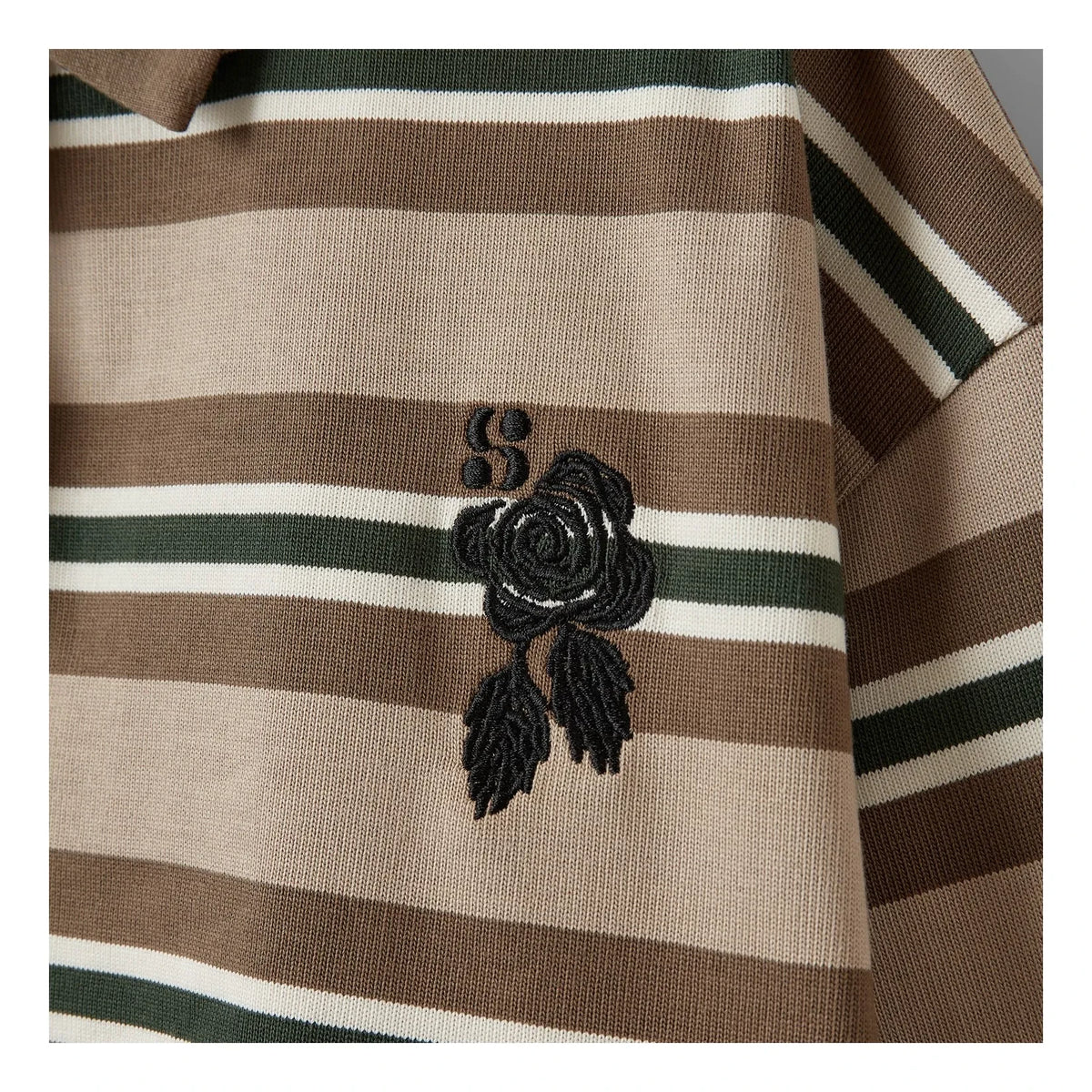 Sofie Schnoor - Priasy striped polo shirt | Beige