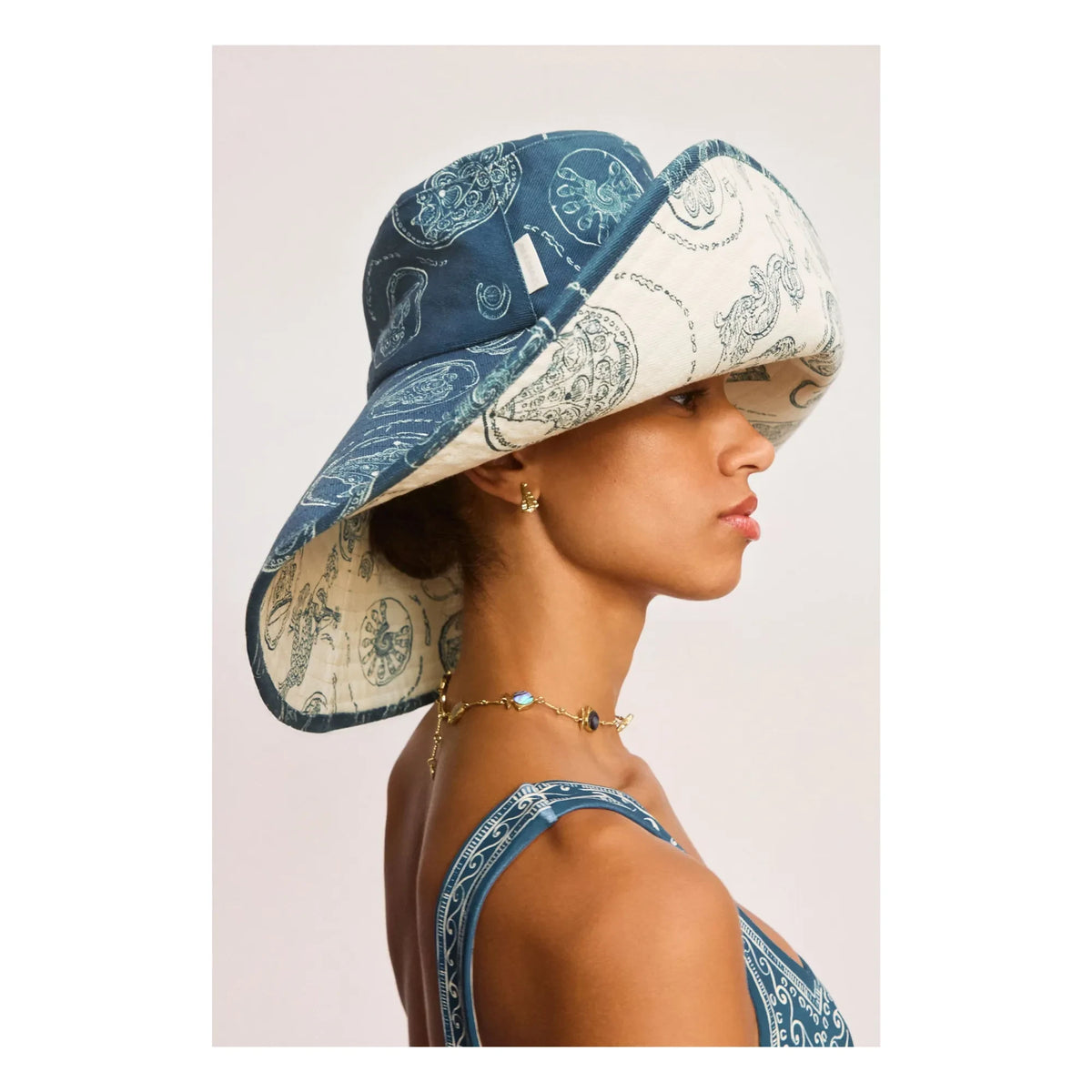 Alémais - Lucky Coton Hat | Blue