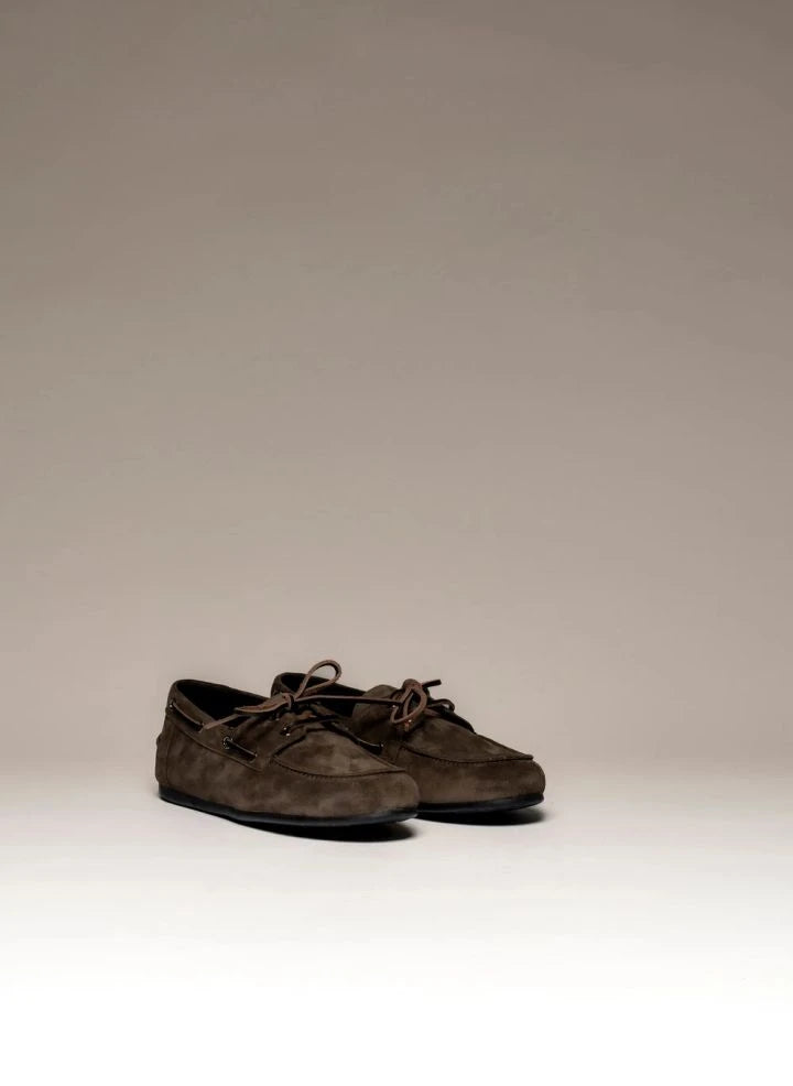 Odare - Leo Suede Loafer Shoe | Mink Brown