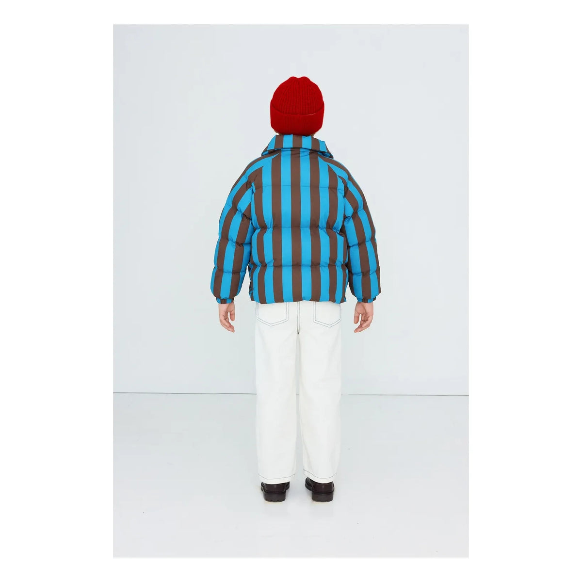 Tinycottons - Striped Padded Jacket | Blue