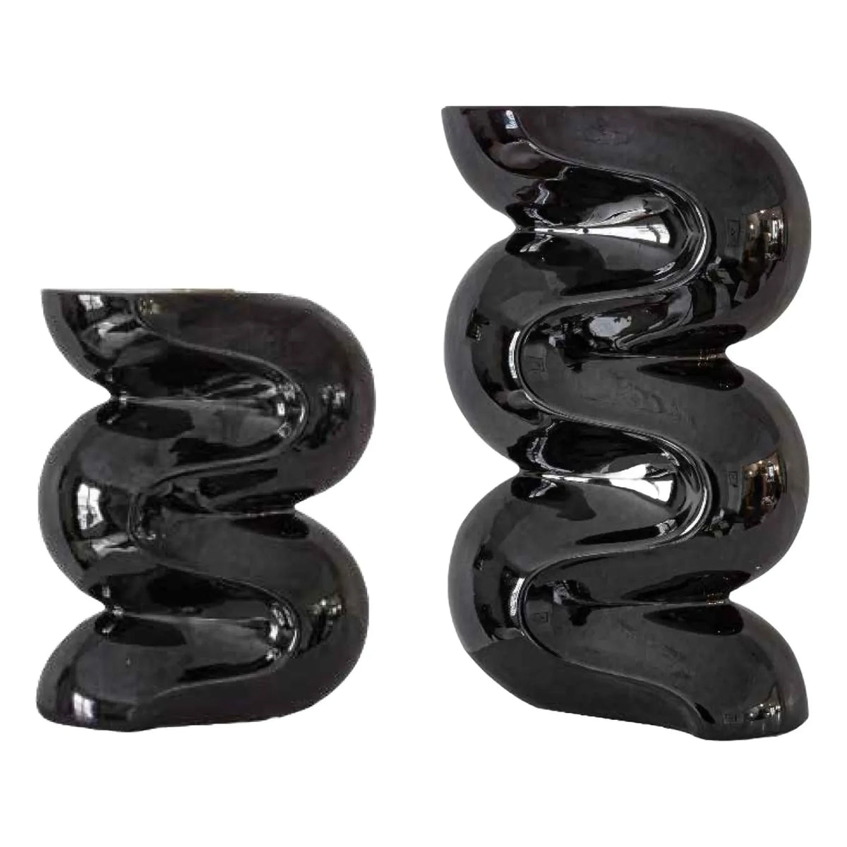 Cosin - Ganache Candle Holders - Set of 2 | Black