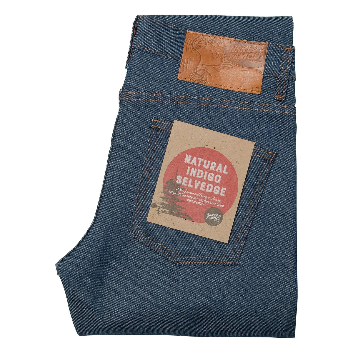 Naked & Famous - Super Guy Natural Indigo Selvedge Jeans | Indigo
