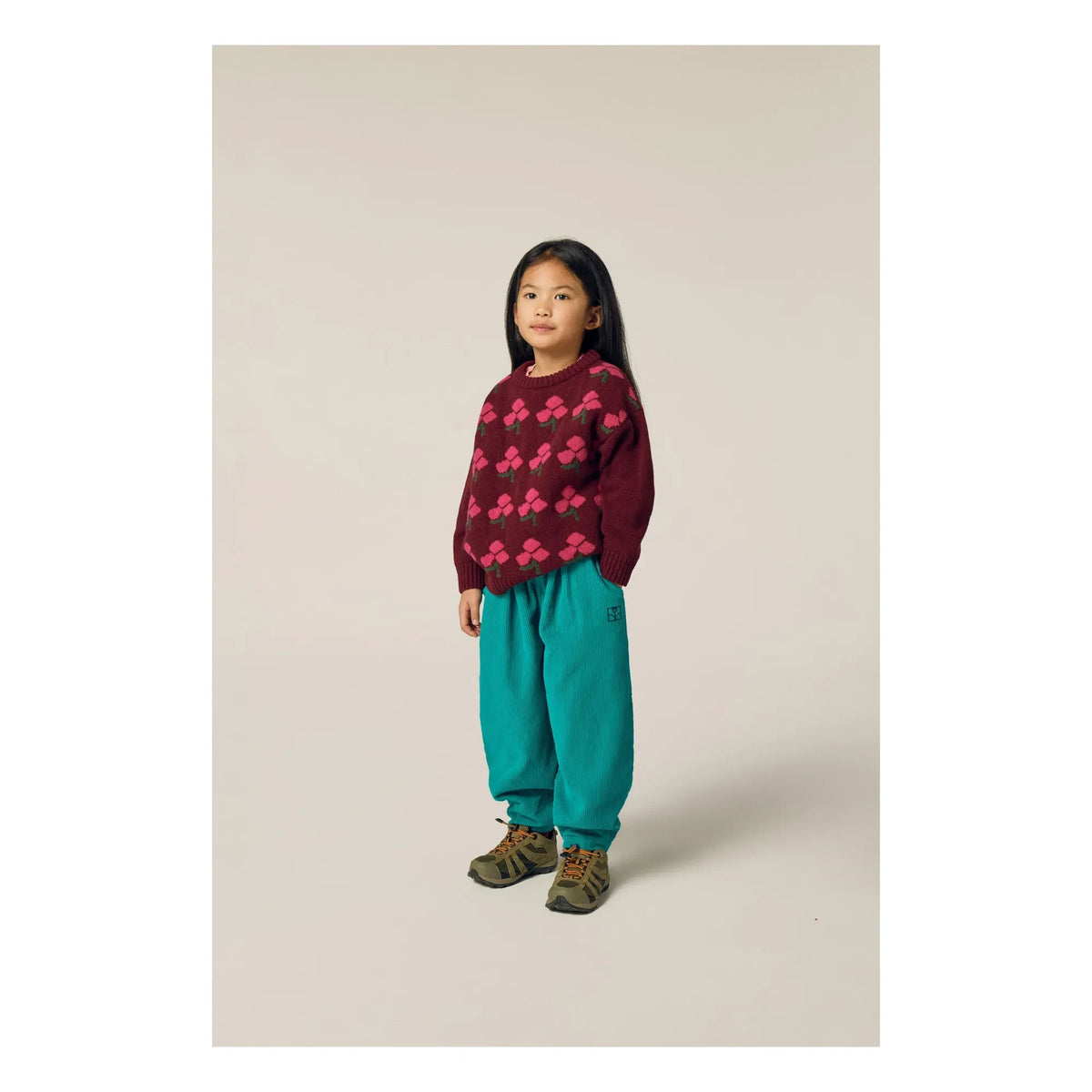 The Campamento - Logo Velvet Pants | Turquoise