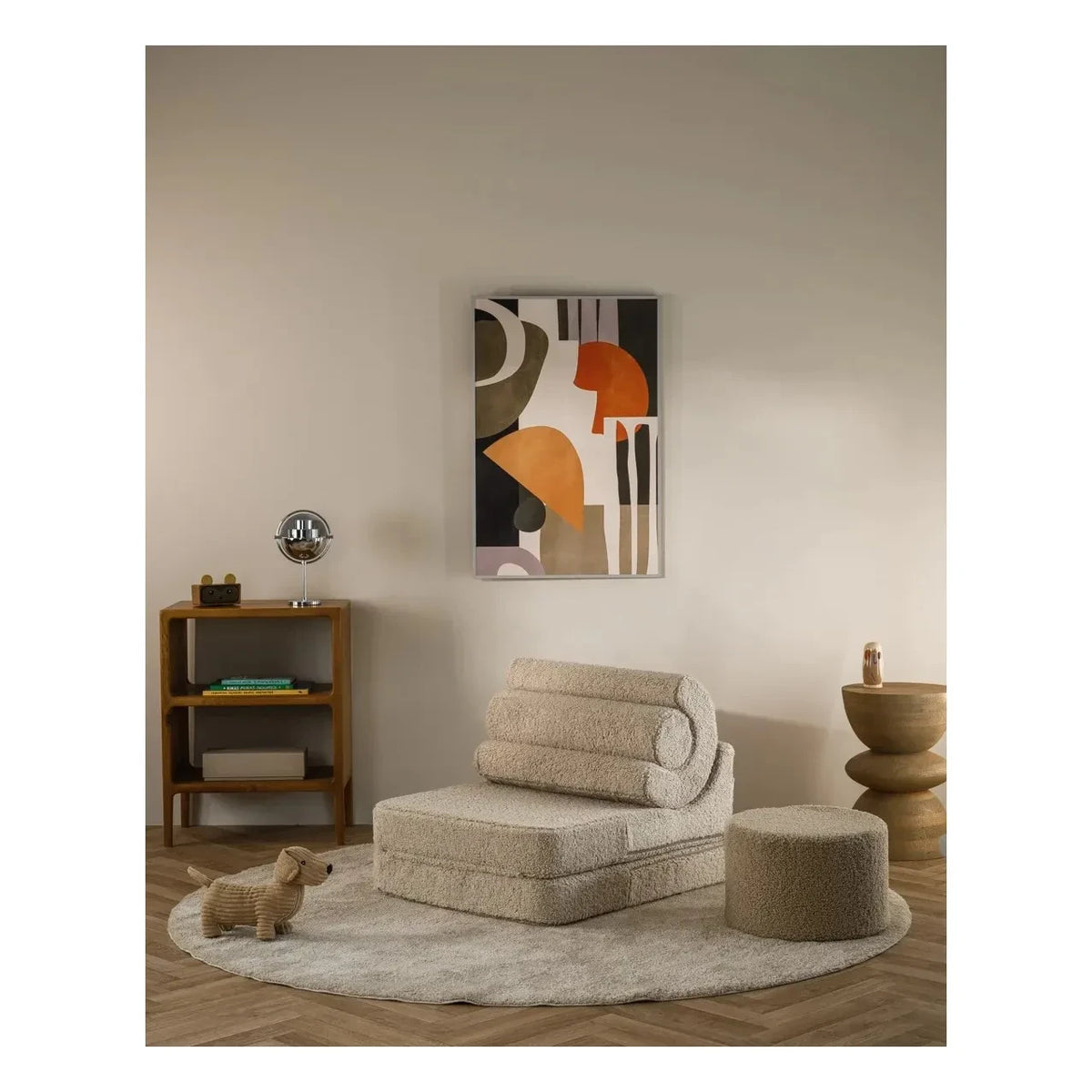 Wigiwama - Teddy Flipster Chair | Beige