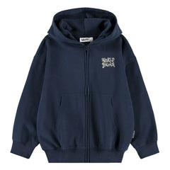 Molo - Marley Zippered Sweatshirt | Midnight Blue