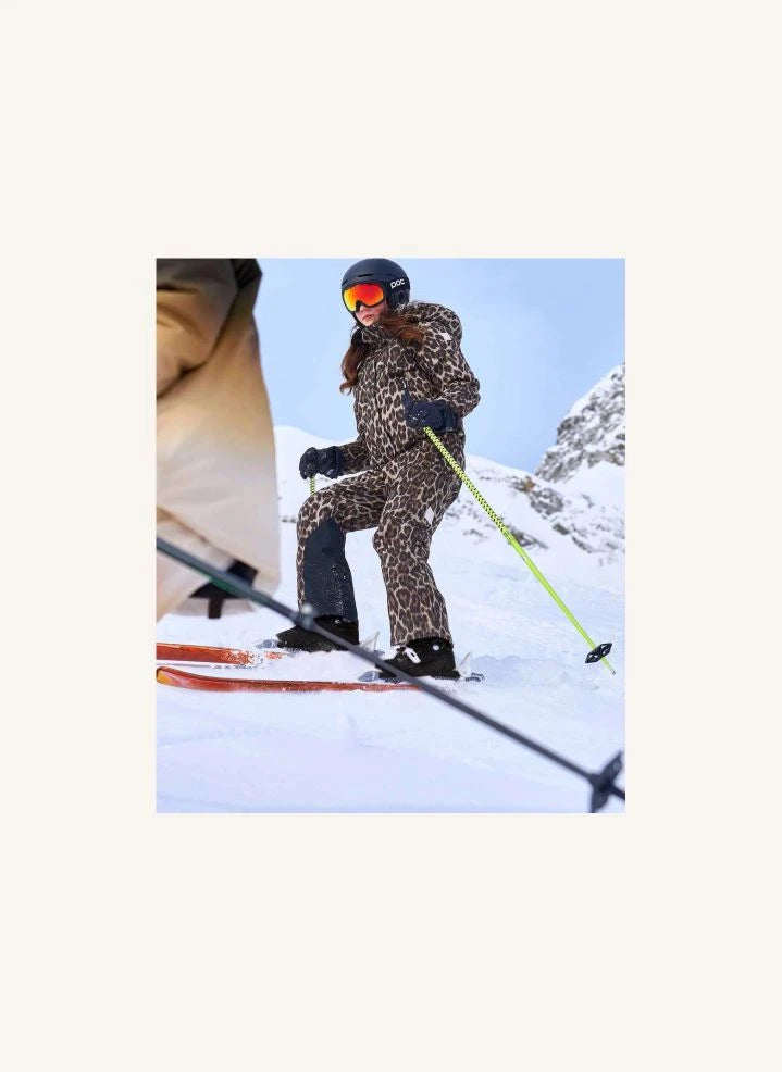 Molo - Hansine Pro Leopard puffer jacket | Brown