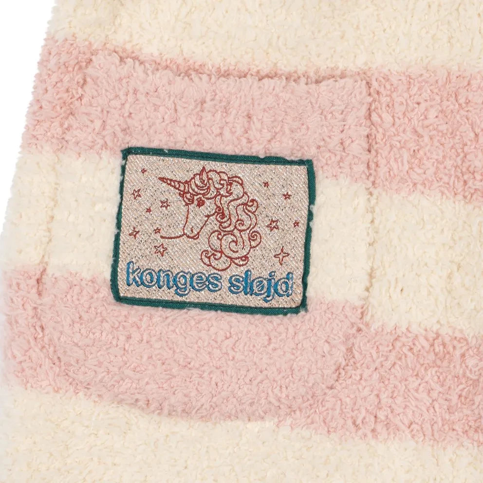 Konges Sløjd - Soft Striped Fleece Lined Trousers | Pink