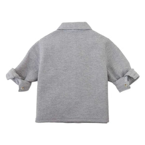 Gingersnaps - Alessandro Bébé Piqué Shirt | Gray
