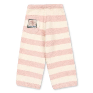 Konges Sløjd - Soft Striped Fleece Lined Trousers | Pink