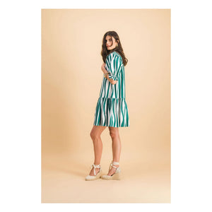 Elise Chalmin - Chloebe Cotton Dress | Green