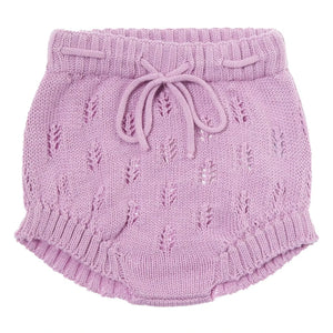 Tocoto Vintage - Knitted Bloomers | Lilac