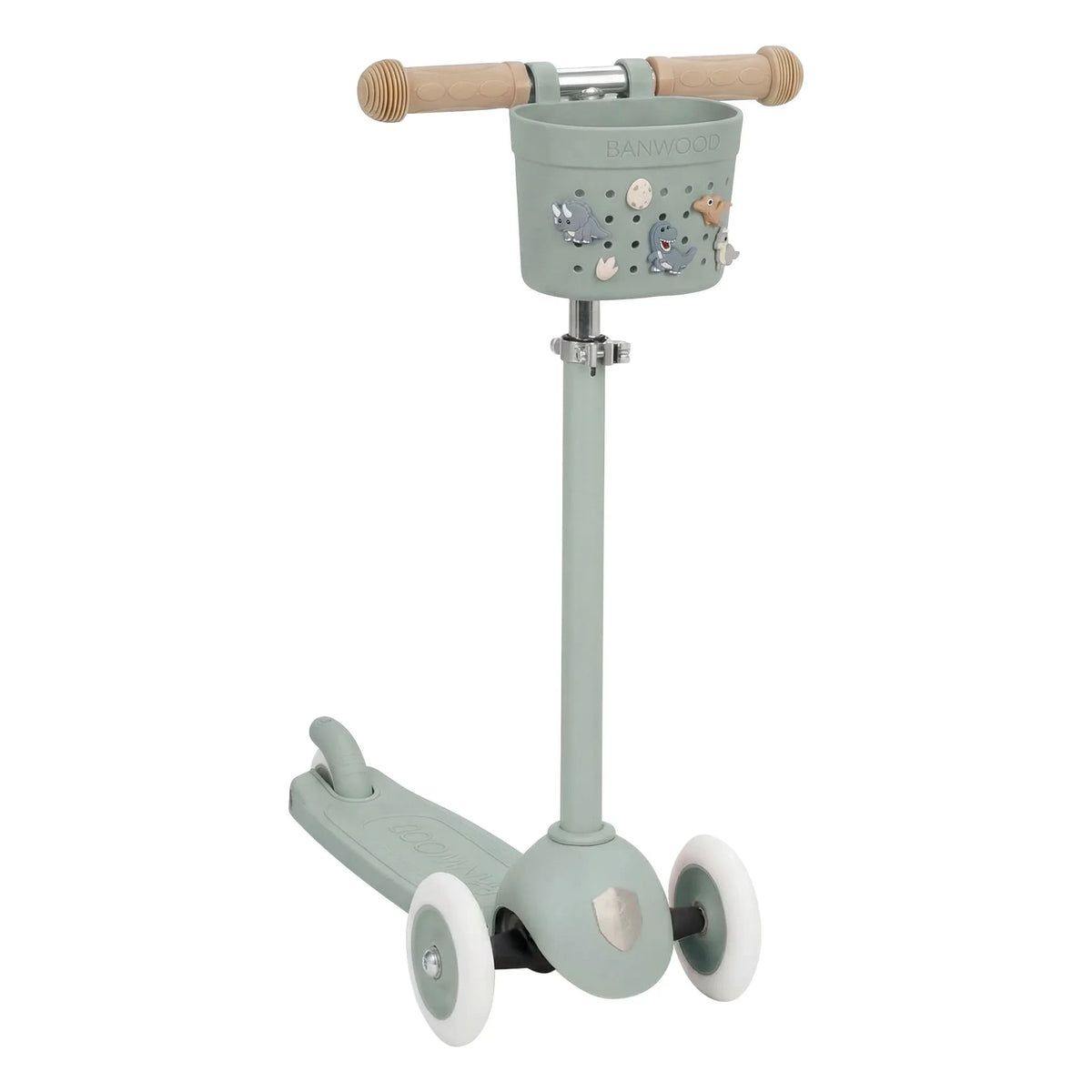 Banwood - Pin & Ride customizable bike basket/trolley | Green