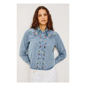Rails - Bari Cotton Shirt | Indigo