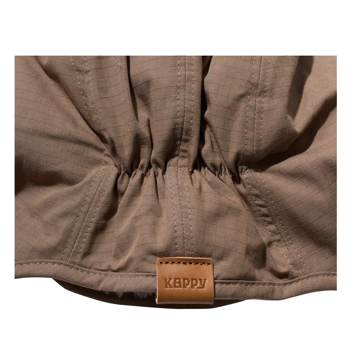 Kappy - Reversible Ripstop Fabric Trooper Hat | Beige