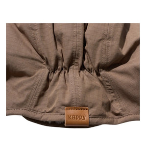 Kappy - Reversible Ripstop Fabric Trooper Hat | Beige