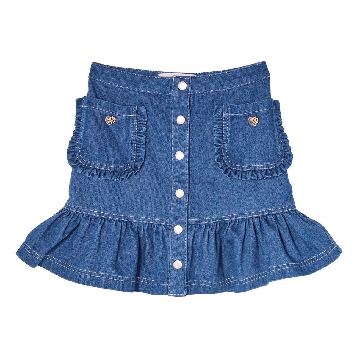 Tutu du Monde - Heartstring Denim Skirt | Blue