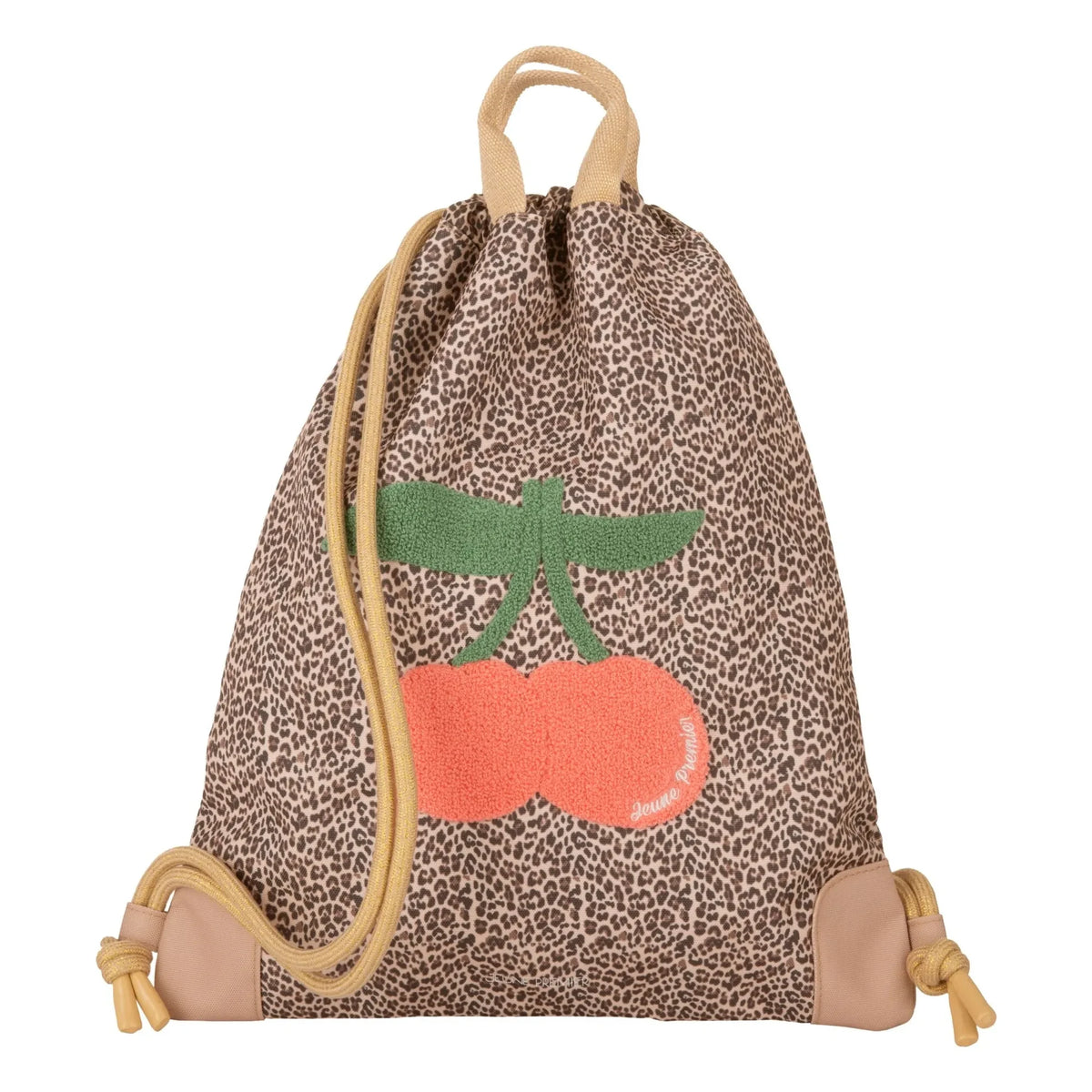 Jeune Premier - Leopard Cherry Gym Bag | Beige