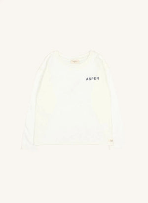 Búho - Aspen organic cotton T-shirt | Ecru