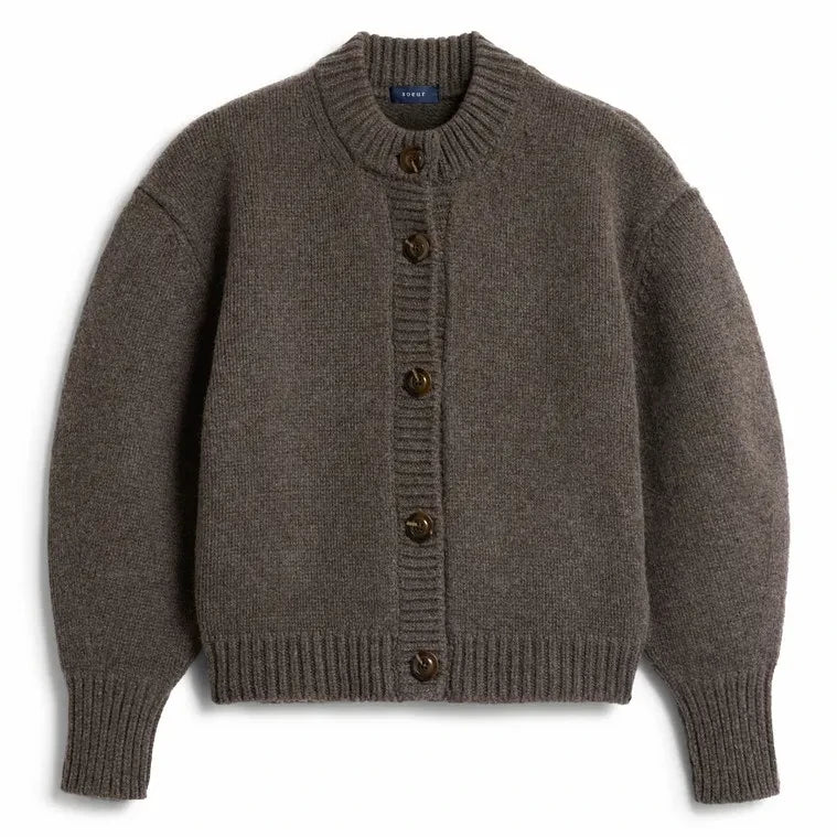 Soeur - Léonard Cardigan Merino Wool | Ice Brown