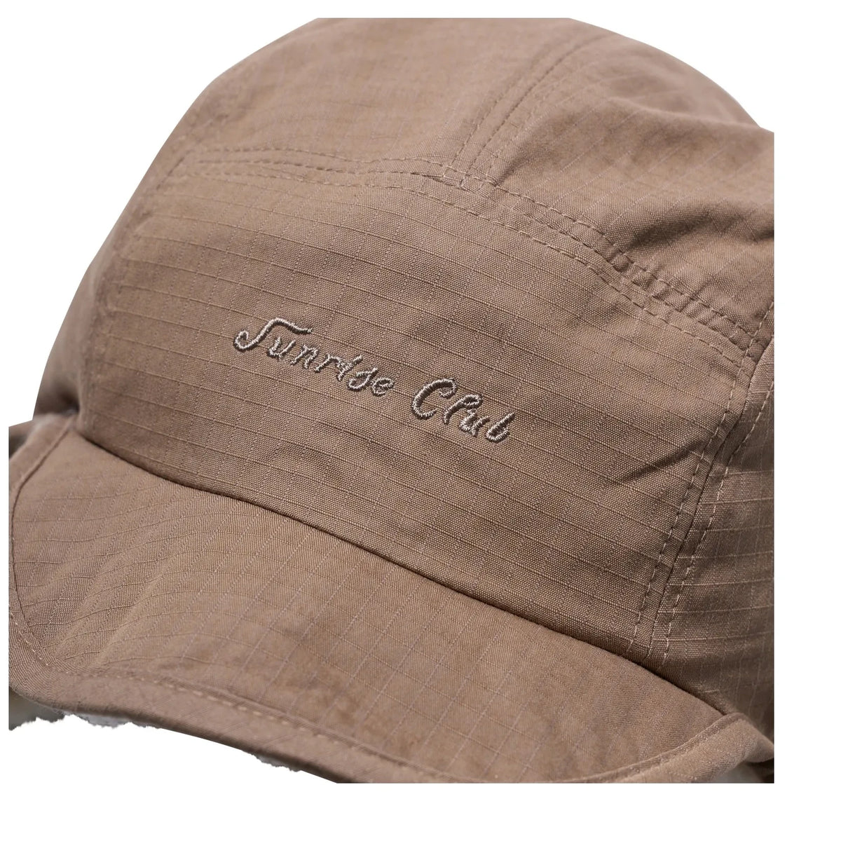 Kappy - Reversible Ripstop Fabric Trooper Hat | Beige