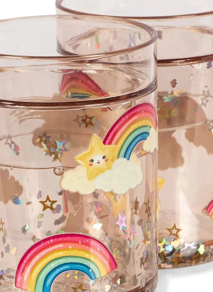 Konges Sløjd - Rainbow Glitter Cups - Set of 2