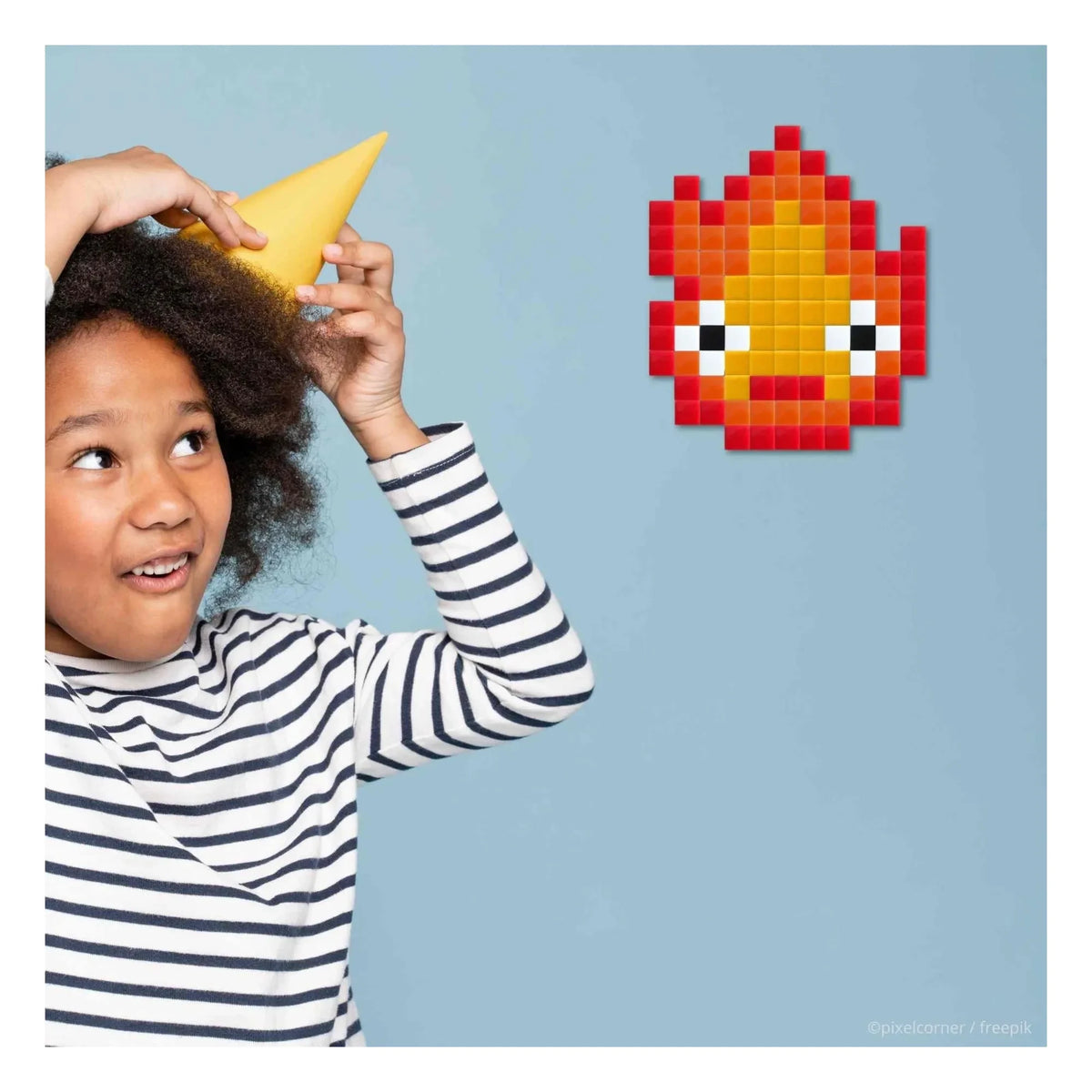 Pixel Corner - Pixel Art Set - Sparky | Orange