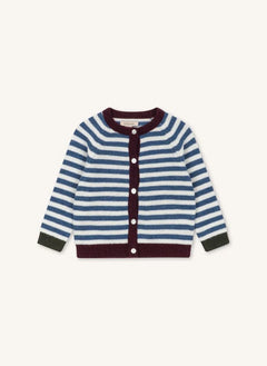 Konges Sløjd - Belou Striped Wool Cardigan | Blue