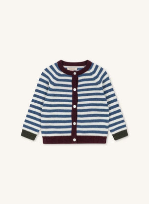 Konges Sløjd - Belou Striped Wool Cardigan | Blue