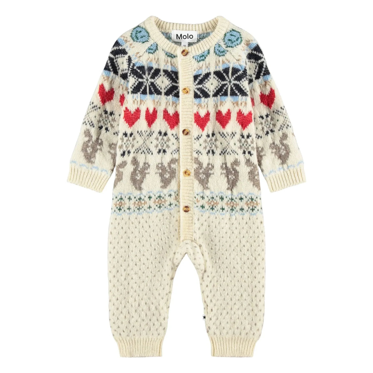 Molo - Frej Wool Bodysuit | White