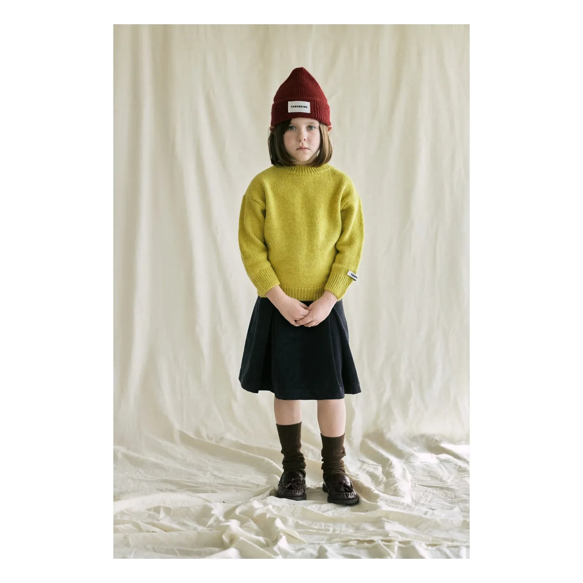 Tangerine - Solid Color Sweater | Mustard