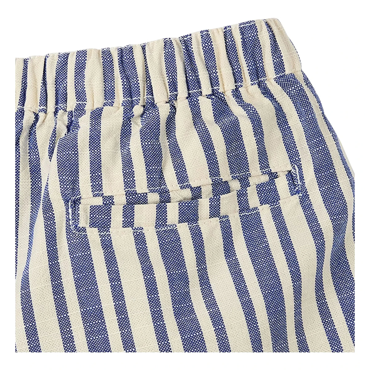 Fabula - Striped Bermuda Shorts | Light Blue