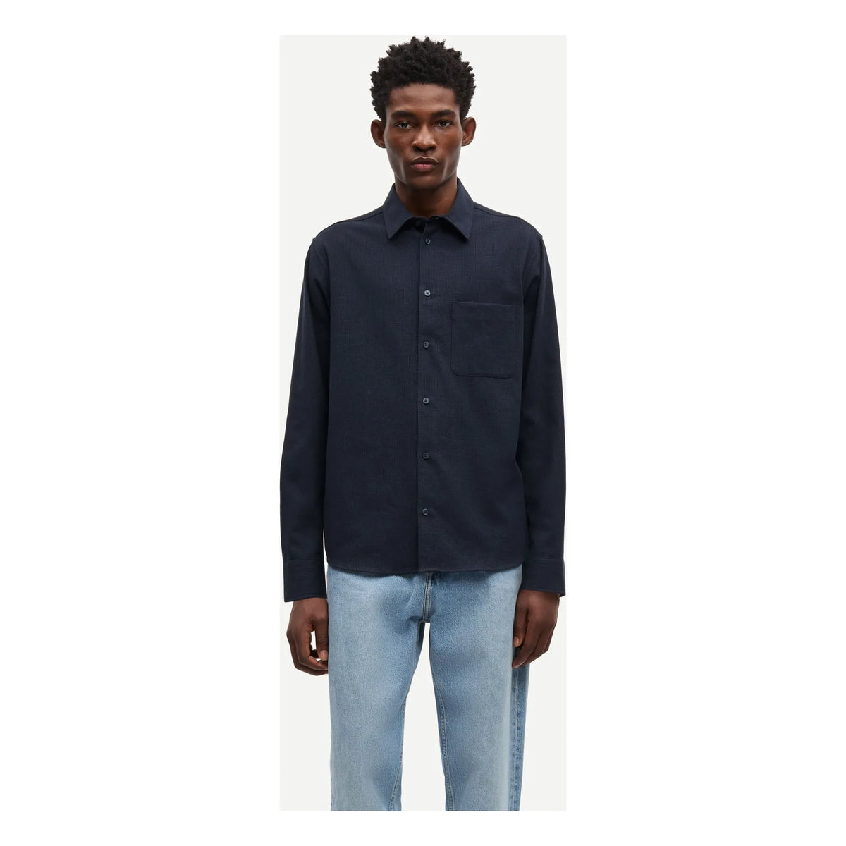 Samsoe Samsoe - Sadamon Shirt | Dark Blue
