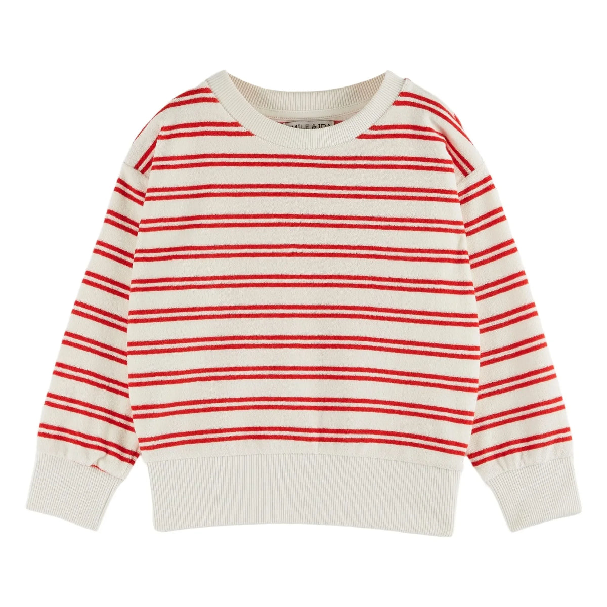 Emile et Ida - Red Striped Sweatshirt