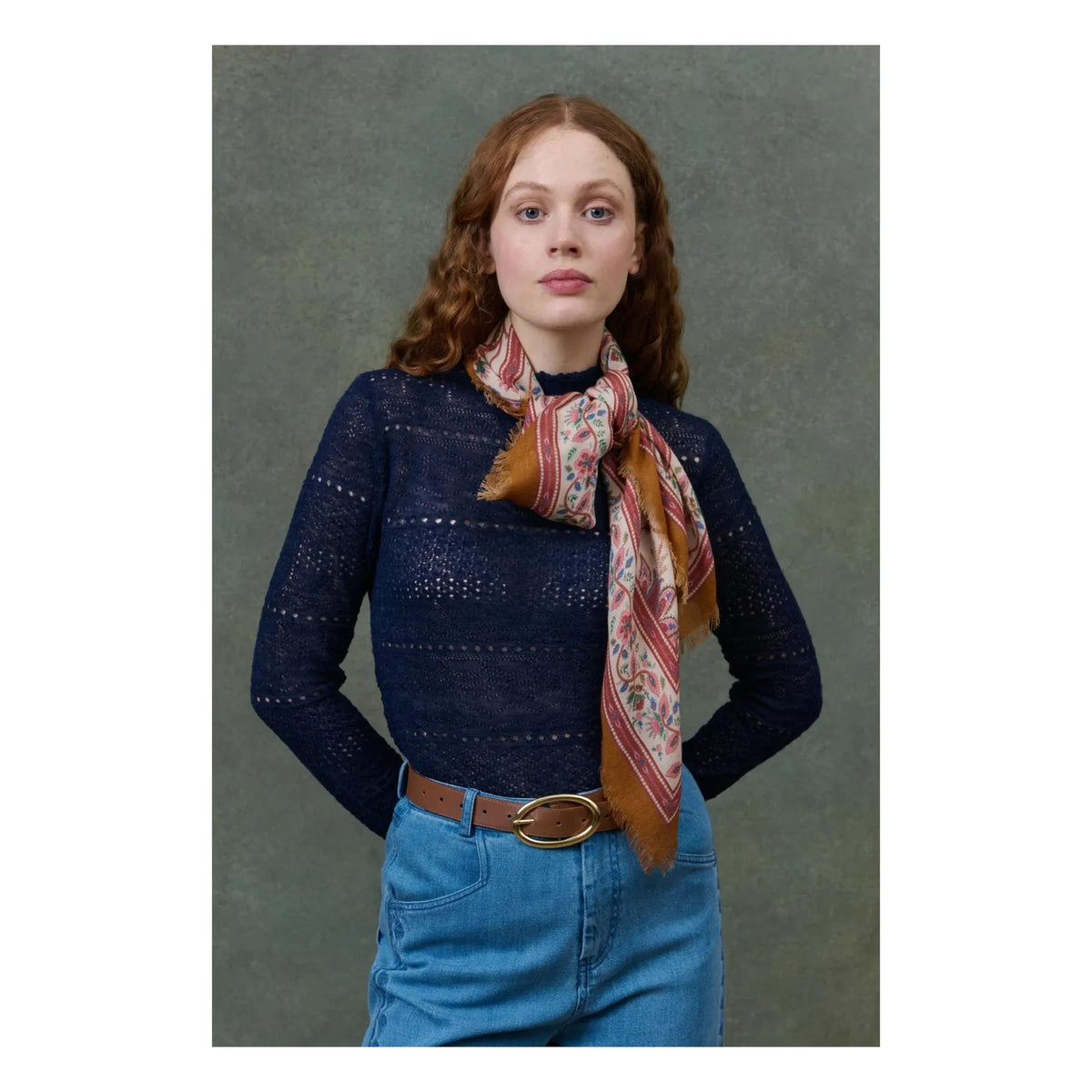 Louise Misha - Mekness Wool Scarf - Women's Collection | Cream