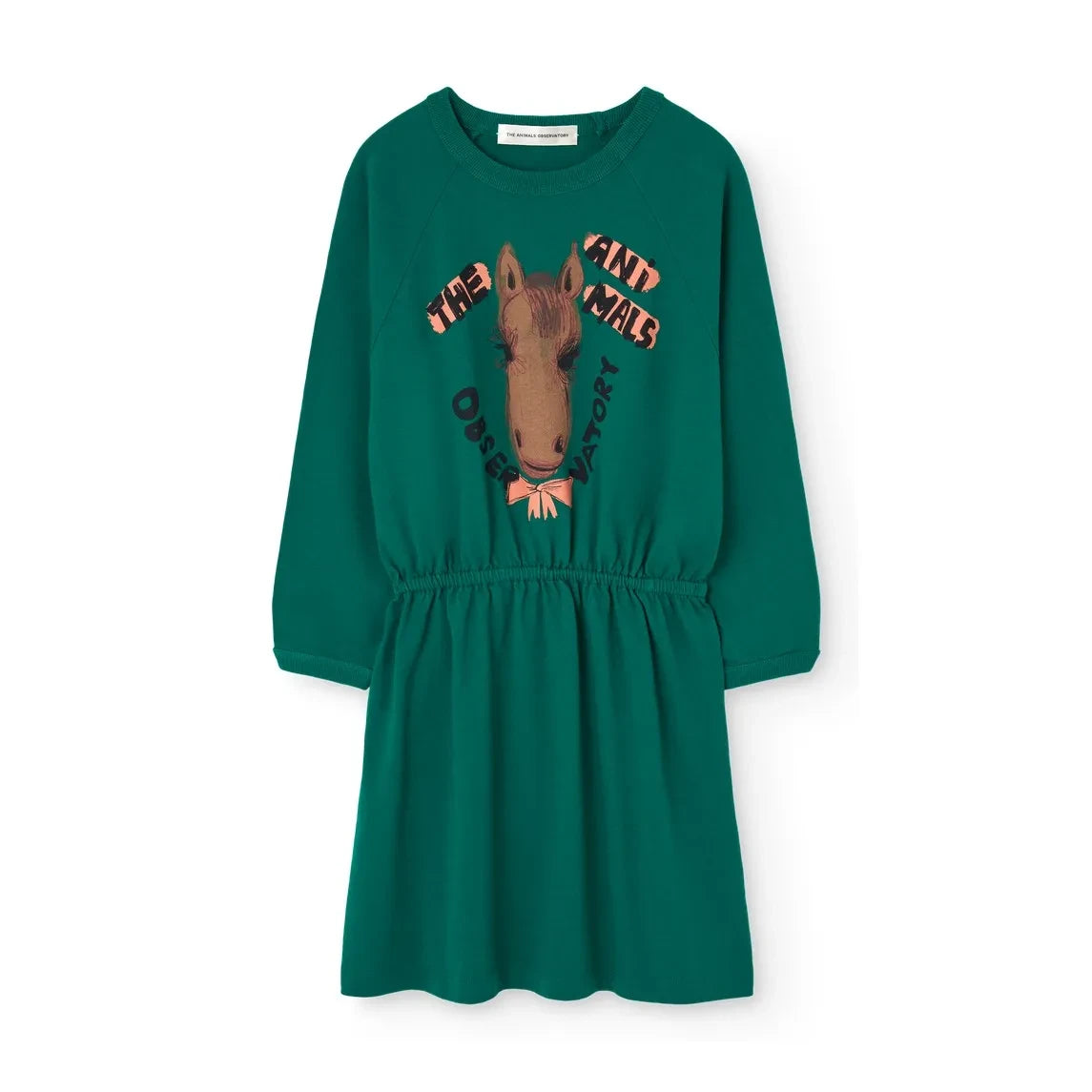 The Animals Observatory - Basset Cotton Dress | Green