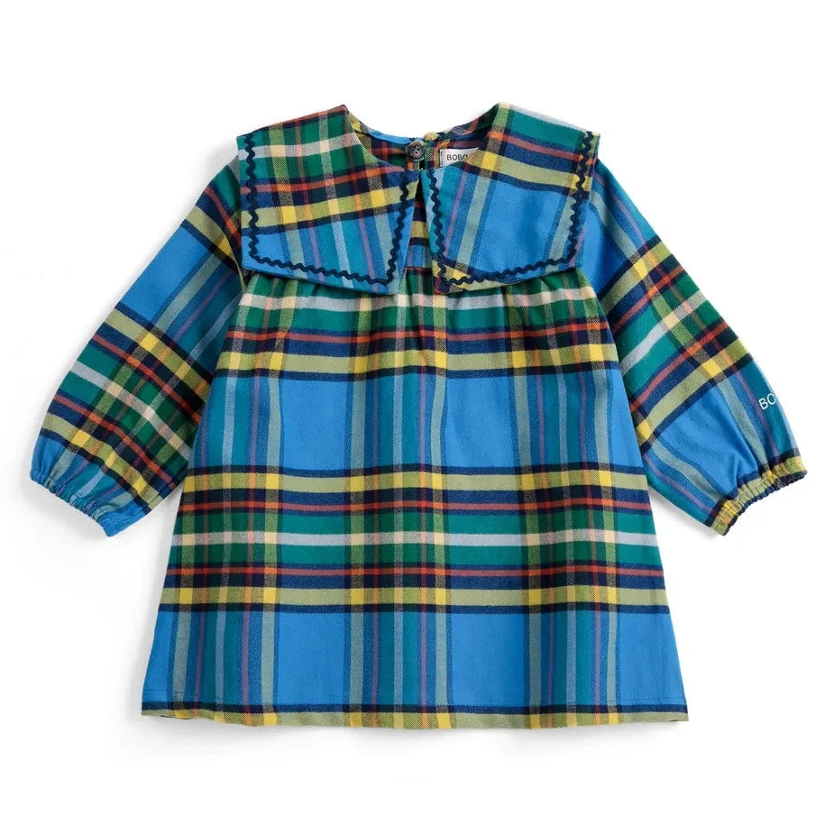 Bobo Choses - Carreaux Dress | Blue
