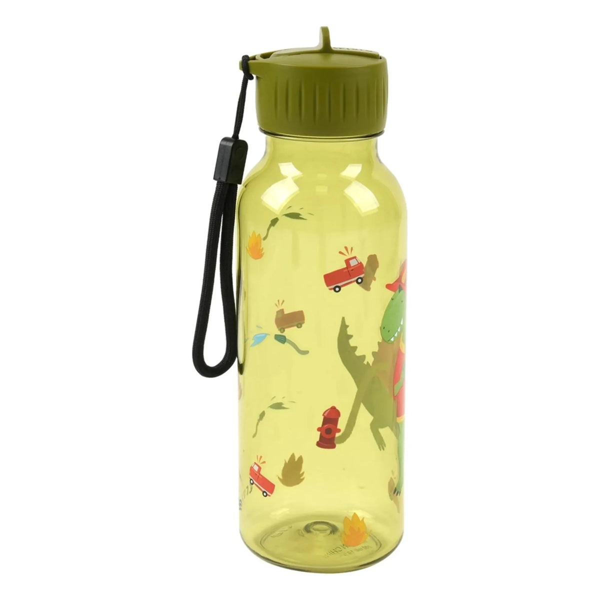 Trixie - Tritan™ Water Bottle 500 ml Fireman Mr. Dino | Green