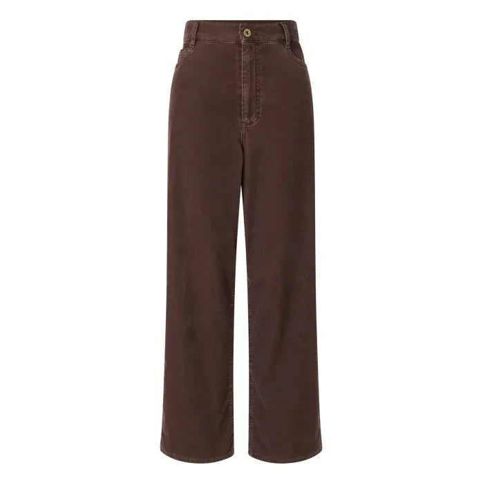 Sessùn - Velvet Cruise Cotton Pants | Brown
