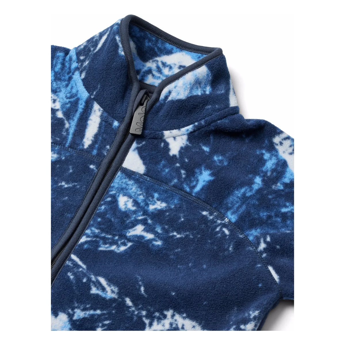 Molo - Ulani Mountain Zip-Up Sweatshirt Recycled Fibers | Blue