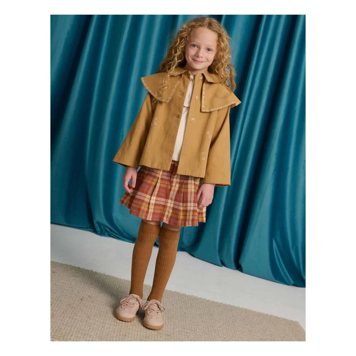 Gingersnaps - Eugenia Square Skirt | Brown