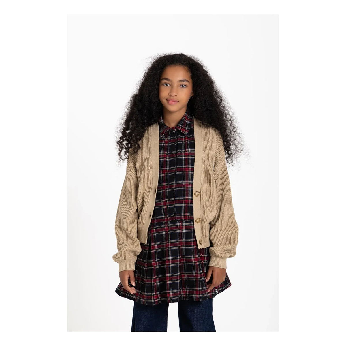 Finger in the nose - Angel Organic Cotton Cardigan | Beige