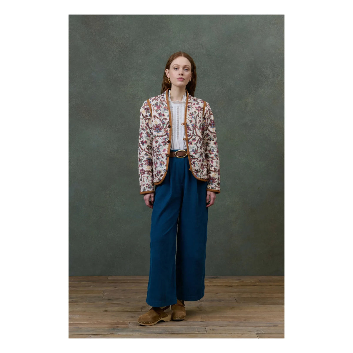 Louise Misha - Nelina Bluebell Grove Reversible Jacket - Women's Collection | Noir/Blanc