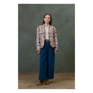 Louise Misha - Nelina Bluebell Grove Reversible Jacket - Women's Collection | Noir/Blanc
