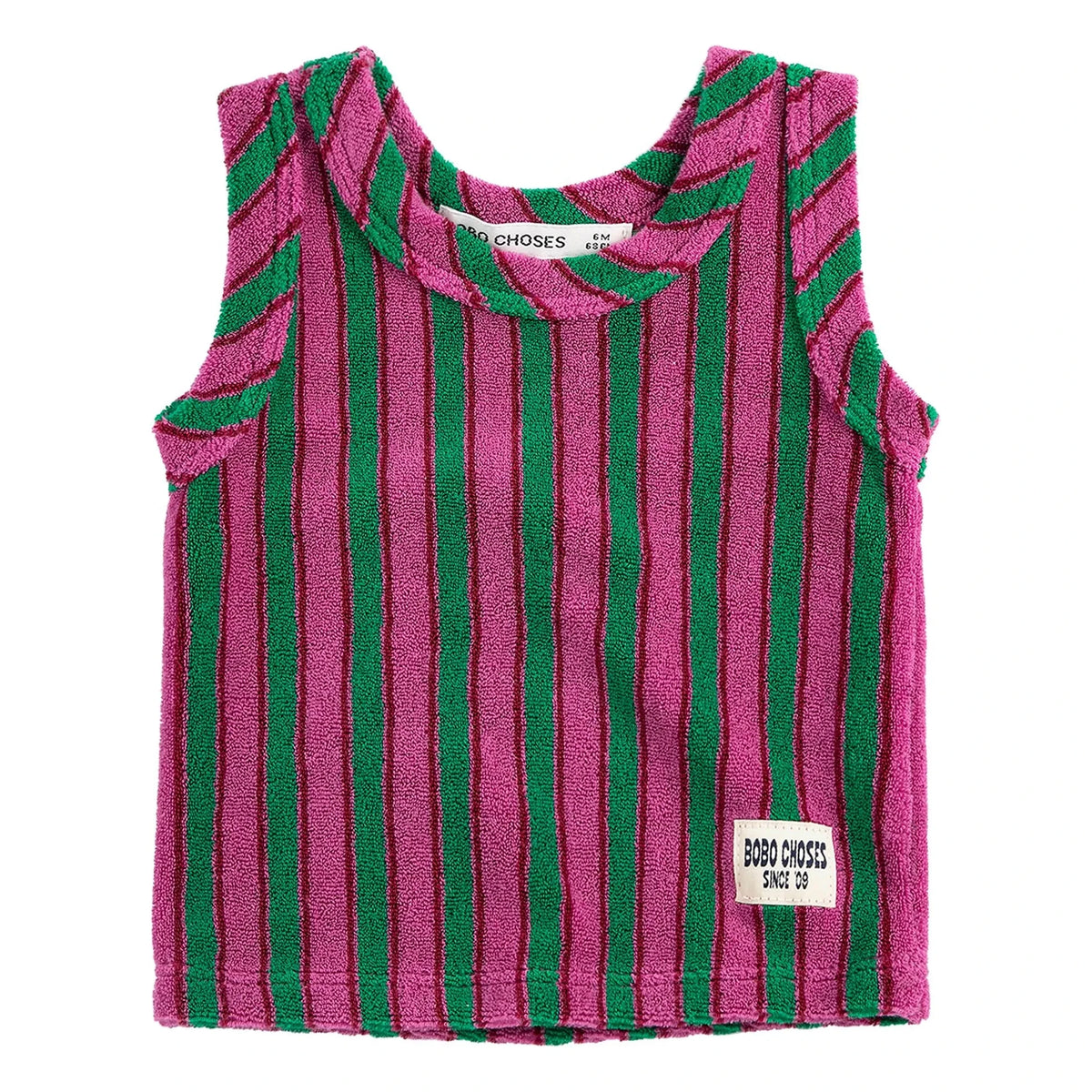 Bobo Choses - Striped Tank Top | Green